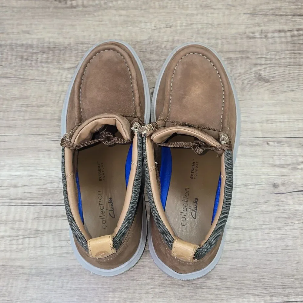 Clarks Cambro Mid Men’s Size 7M Brown Nubuck Chukka Boots (15522) NEW